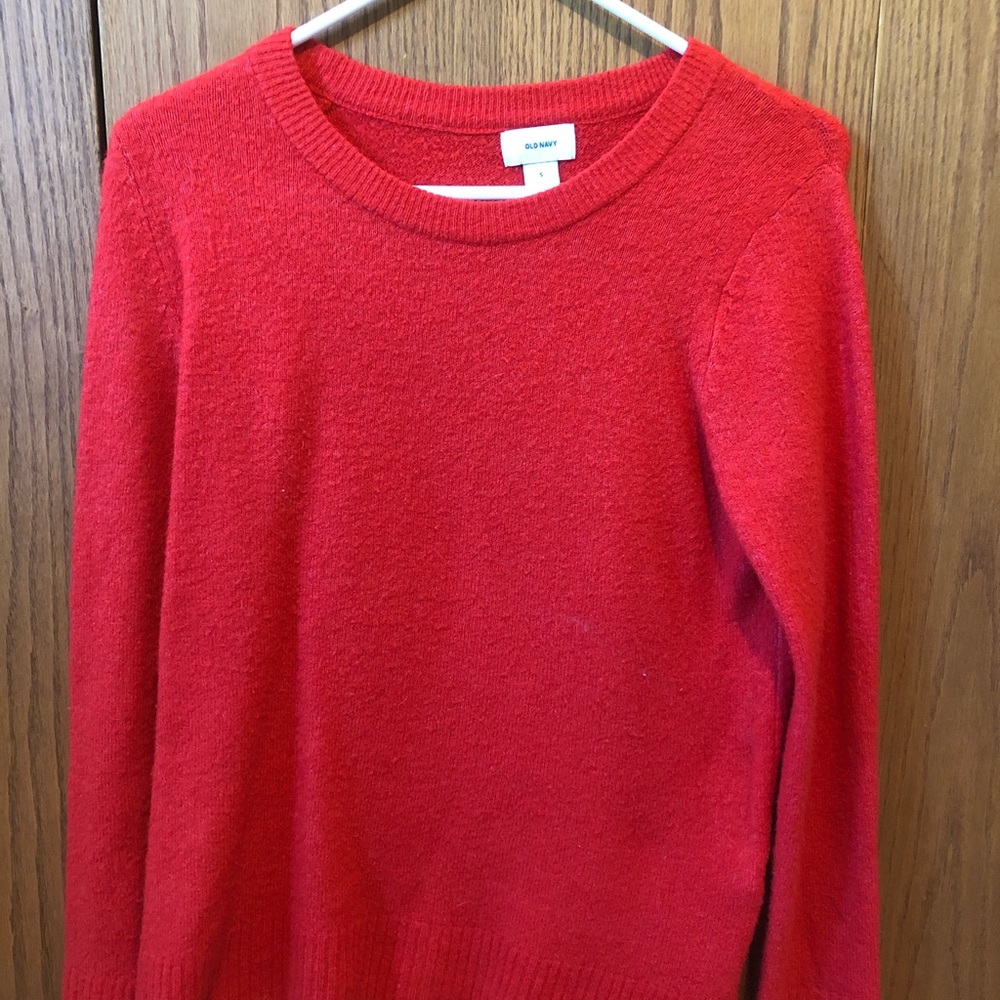 Orange/ Red Cozy Sweater